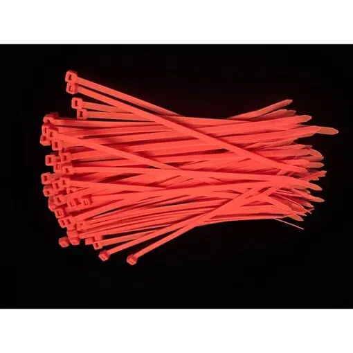 Neon Pink Strips (Kabelbindere) - 300 x 4,8 mm (100 stk) - Image 2