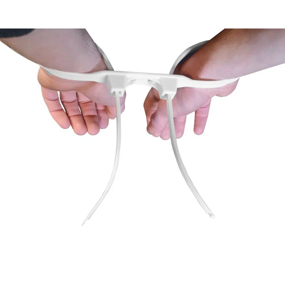 Stripshåndjern. Hvide. 850 x 8,0 mm (10 stk) - Billede 3