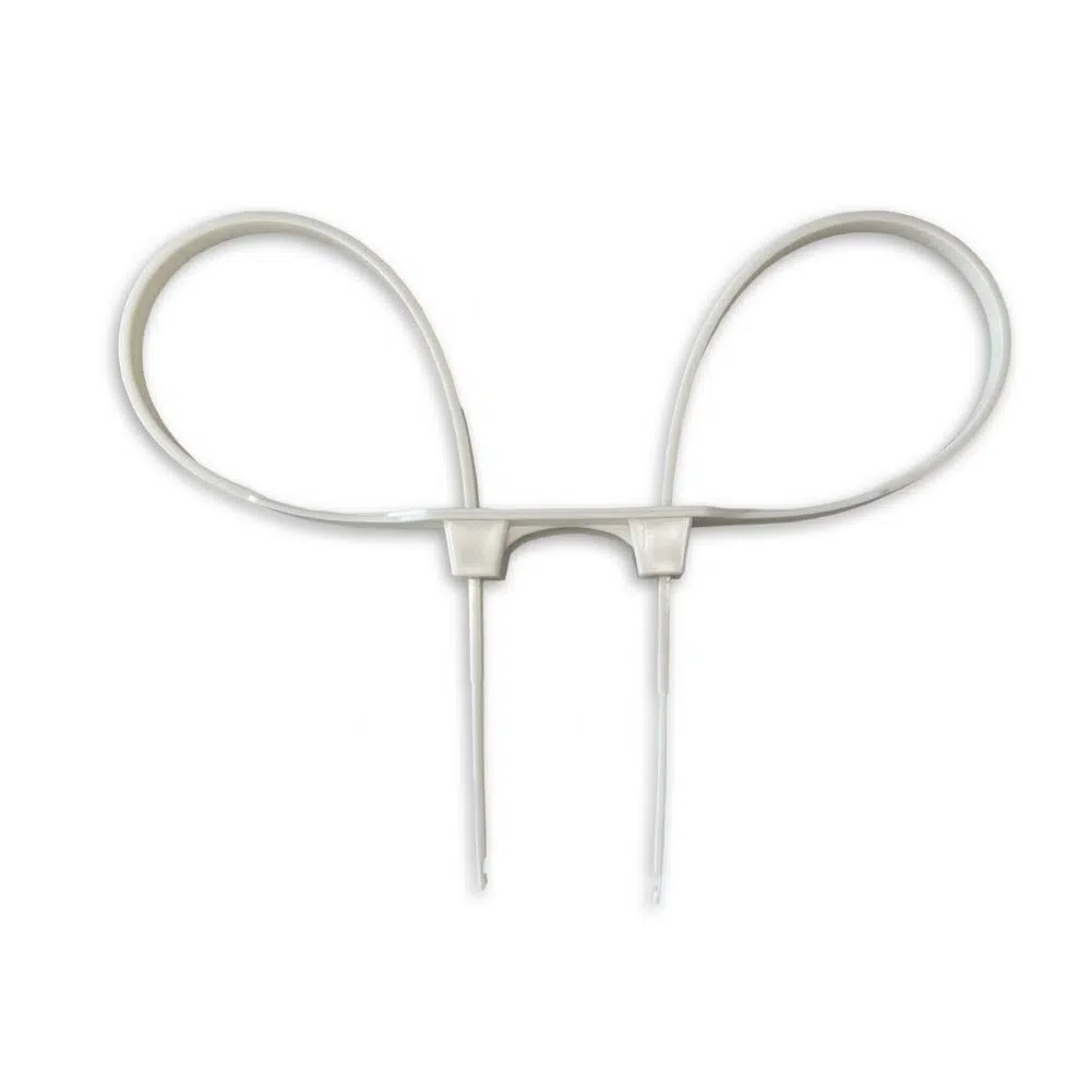 Stripshåndjern. Hvide. 850 x 8,0 mm (10 stk)