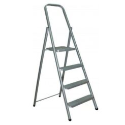 4-trins Trappestige m. platform EUROGOLD STEEL HOME 214