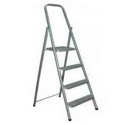 4-trins Trappestige m. platform EUROGOLD STEEL HOME 214