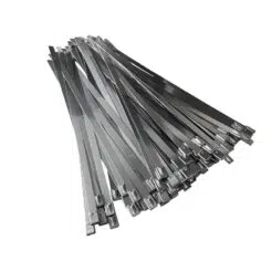 Stål Strips (Kabelbindere) - 370 x 4,5 mm (100 stk)